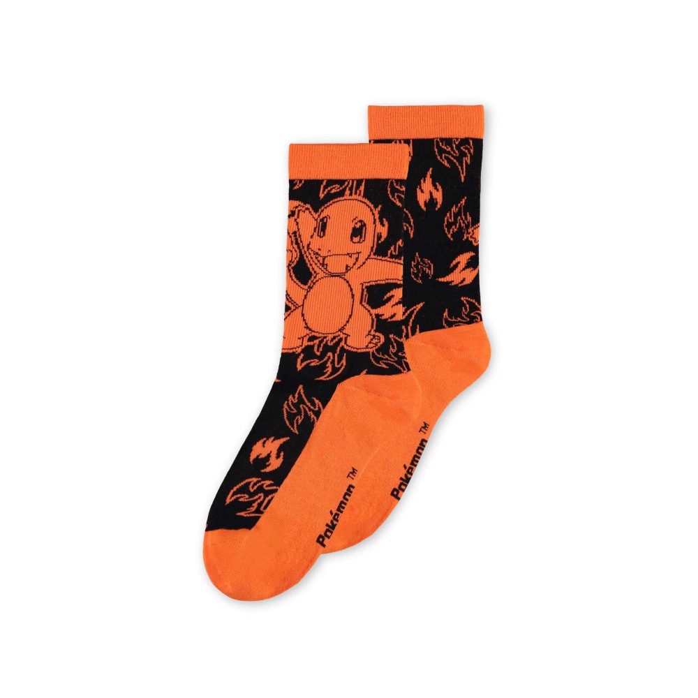 Pokémon - Pikachu and Charmander Sport (2Pack) Socken - Mehrfarben